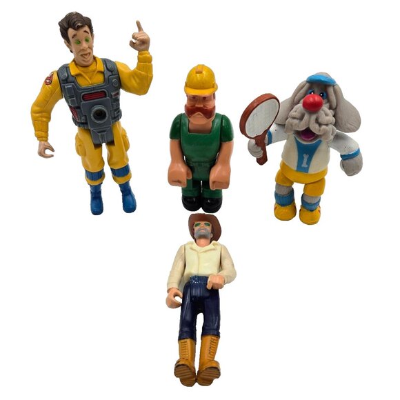 Vintage Toy Lot Kenner Screaming Heroes Peter Ghost Busters Fisher-Price Adventu - Picture 1 of 16